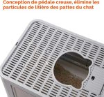 Bac à litière avec tiroir pour chats – Image 6