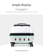Valise transparente pour animaux de compagnie – Image 4