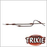 Laisse reglable pour chien en cuir TRIXIE S-M 16322