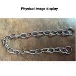 Collier a maille pour chien argent – Image 3