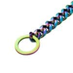 Collier a maille pour chien multicolore – Image 3