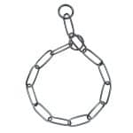 Collier a maille pour chien noir