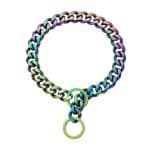 Collier a maille pour chien multicolore – Image 4