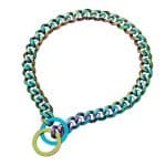 Collier a maille pour chien multicolore – Image 5